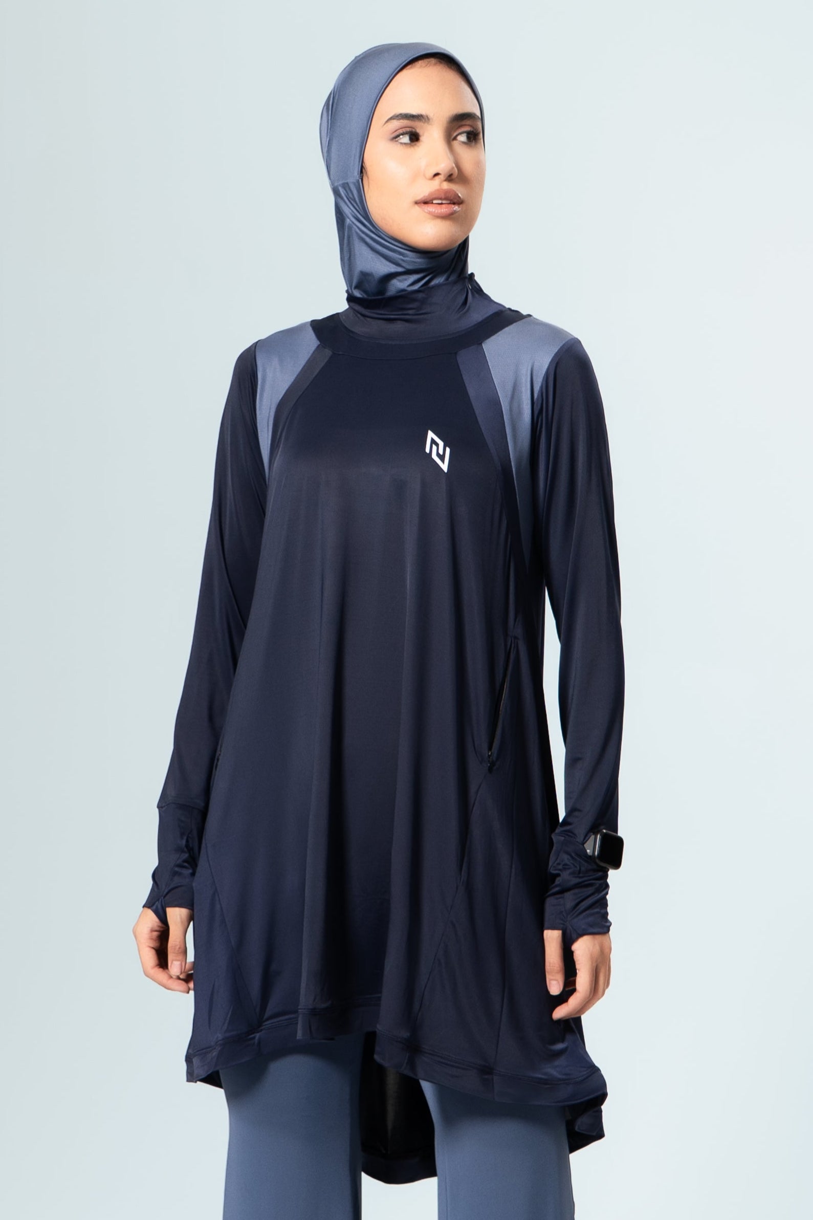 MomentumAir™ Long Sleeve Modest Workout Top – UNBOUND